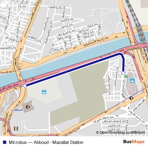 Microbus bus Line Map