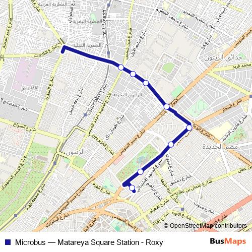 Microbus bus Line Map