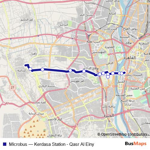 Microbus bus Line Map
