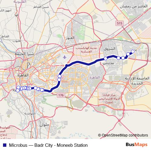 Microbus bus Line Map