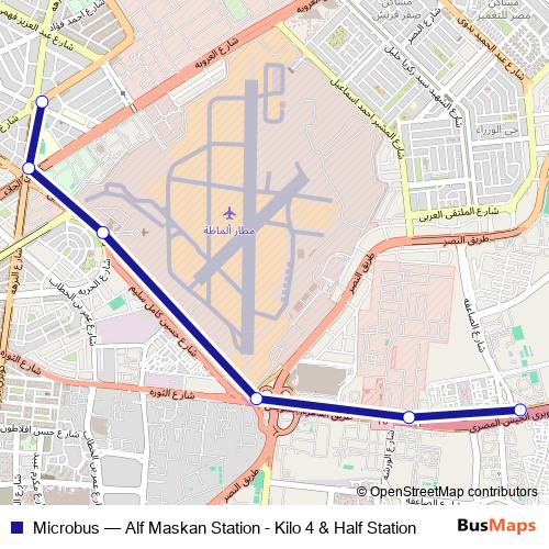 Microbus bus Line Map