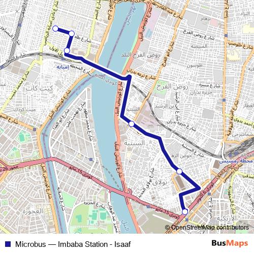 Microbus bus Line Map