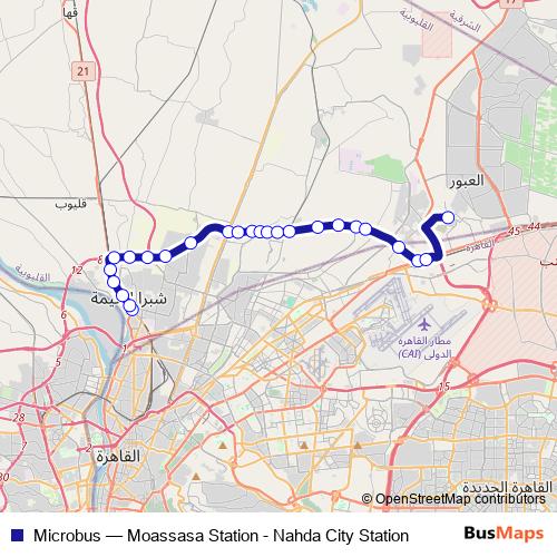 Microbus bus Line Map