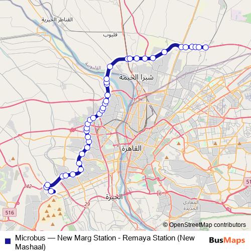 Microbus bus Line Map