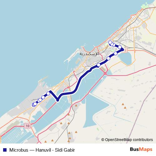 Microbus bus Line Map