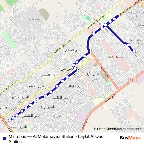 Microbus bus Line Map