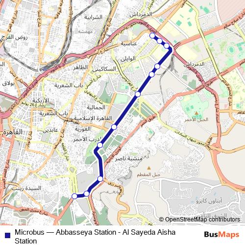 Microbus bus Line Map