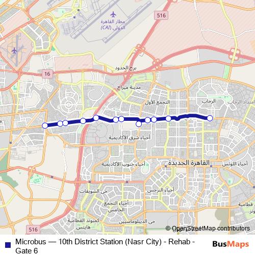 Microbus bus Line Map