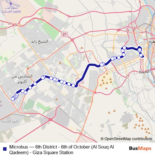 Microbus bus Line Map