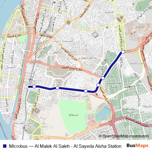 Microbus bus Line Map