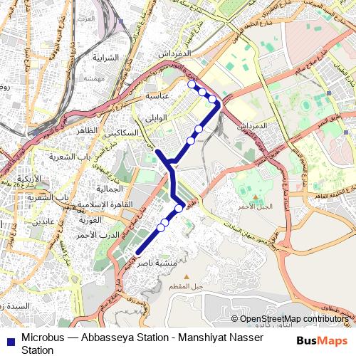 Microbus bus Line Map