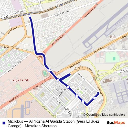 Microbus bus Line Map
