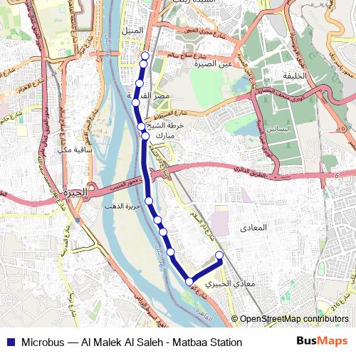 Microbus bus Line Map