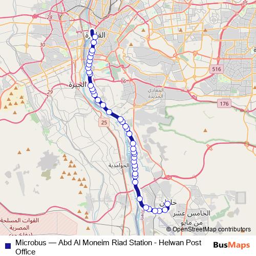 Microbus bus Line Map