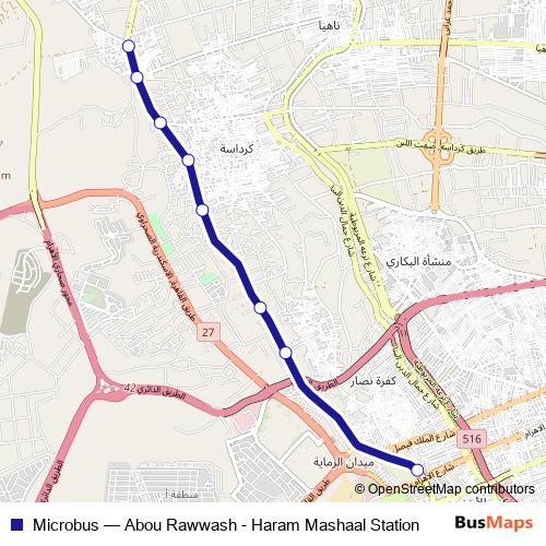 Microbus bus Line Map