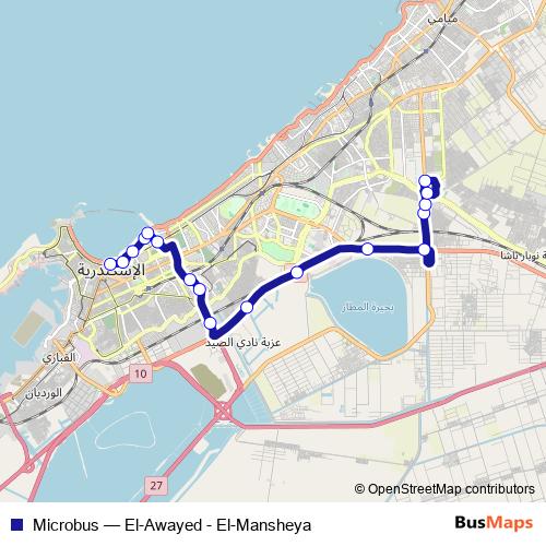 Microbus bus Line Map