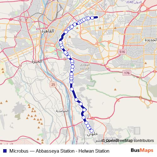 Microbus bus Line Map