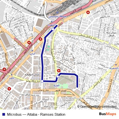 Microbus bus Line Map