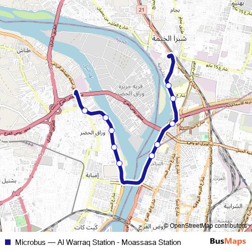 Microbus bus Line Map
