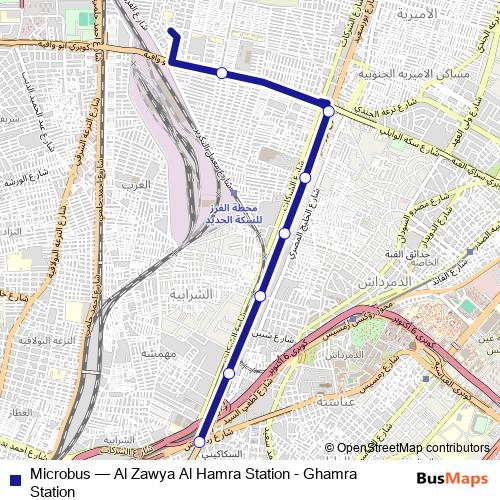 Microbus bus Line Map
