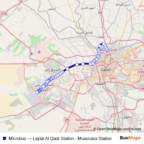 Microbus bus Line Map