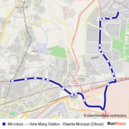Microbus bus Line Map