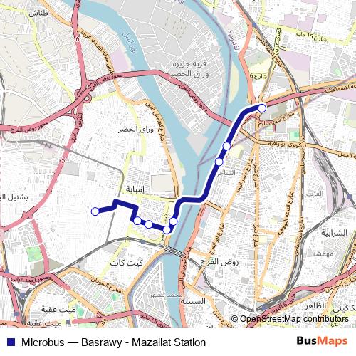 Microbus bus Line Map
