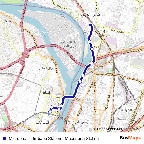 Microbus bus Line Map