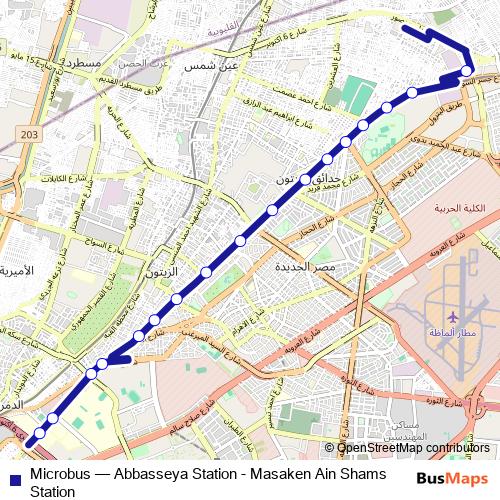 Microbus bus Line Map