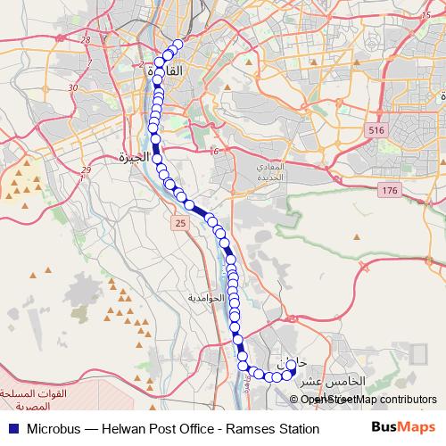 Microbus bus Line Map