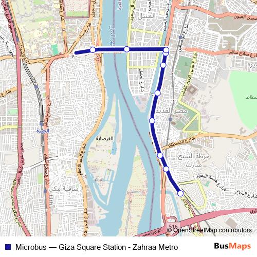 Microbus bus Line Map