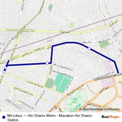 Microbus bus Line Map