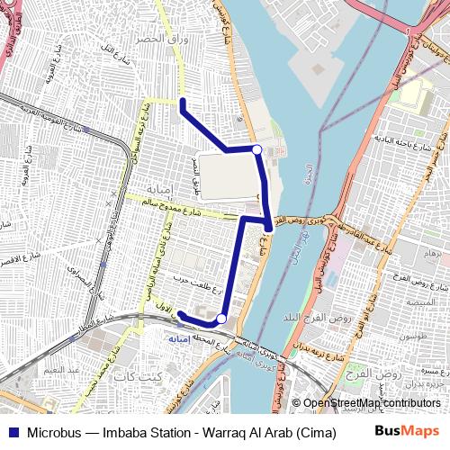 Microbus bus Line Map