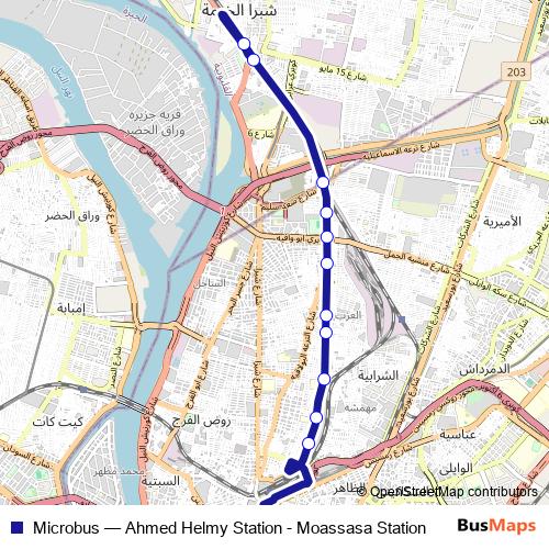 Microbus bus Line Map
