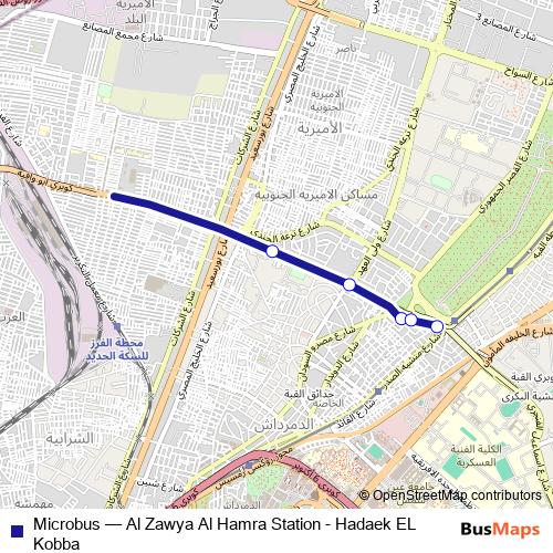 Microbus bus Line Map