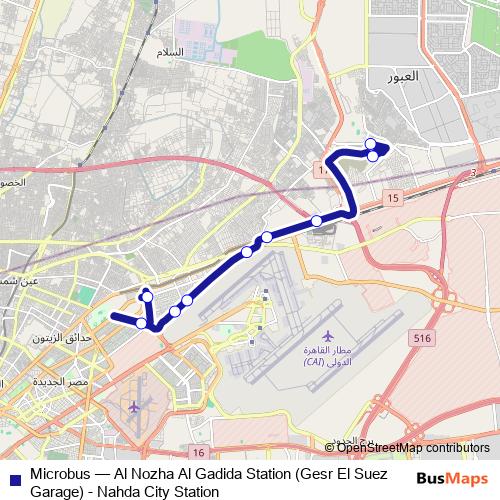 Microbus bus Line Map