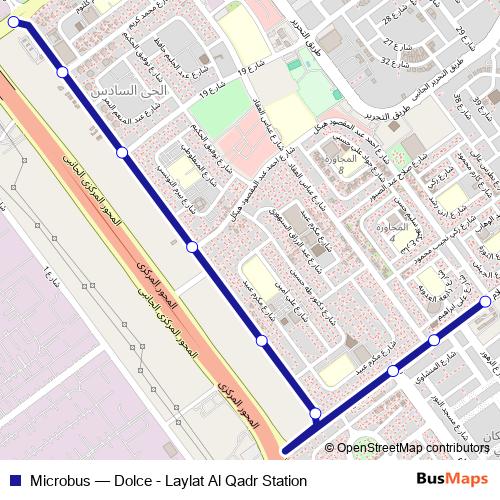 Microbus bus Line Map