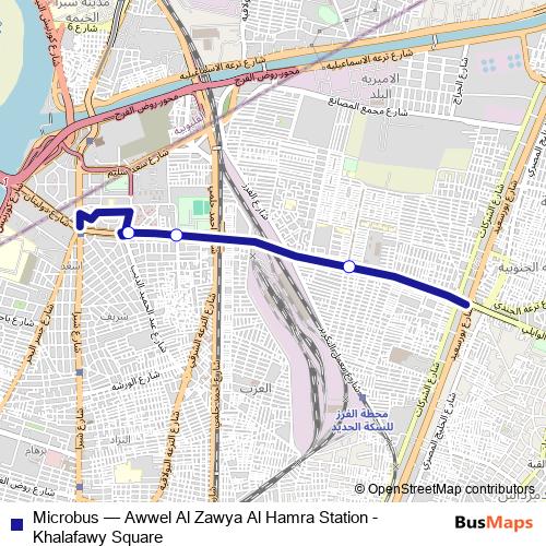 Microbus bus Line Map