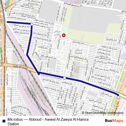 Microbus bus Line Map