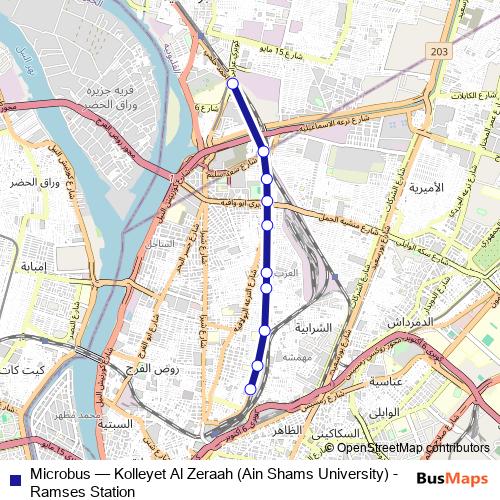 Microbus bus Line Map