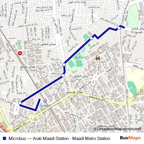 Microbus bus Line Map