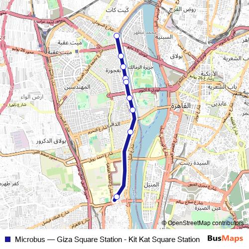 Microbus bus Line Map