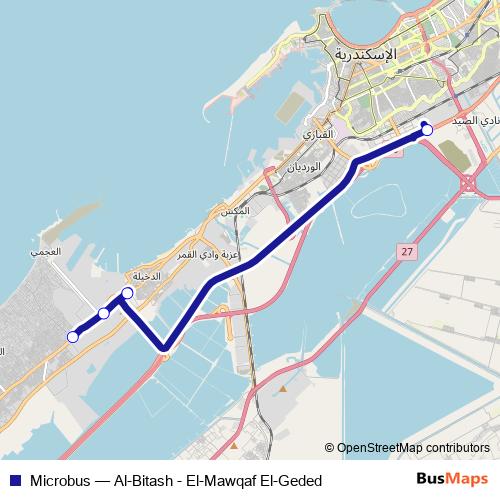 Microbus bus Line Map