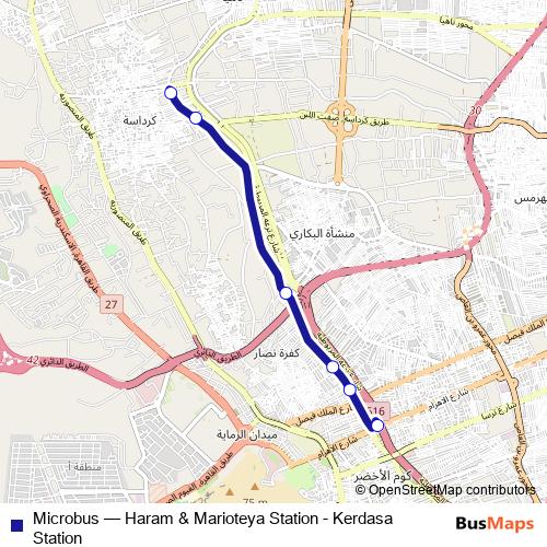 Microbus bus Line Map
