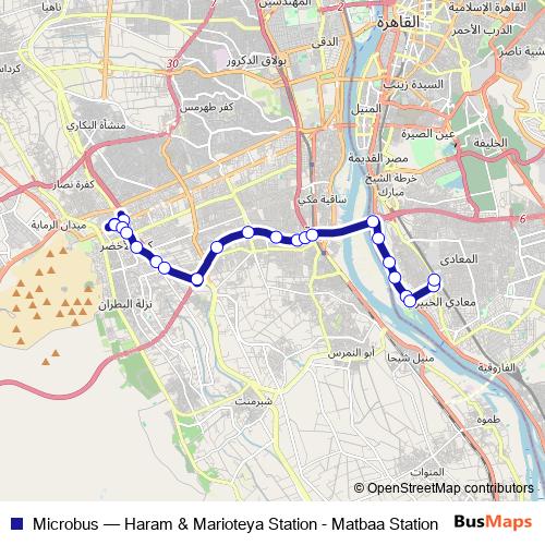 Microbus bus Line Map