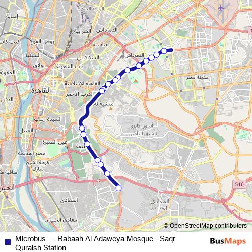 Microbus bus Line Map