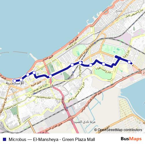 Microbus bus Line Map
