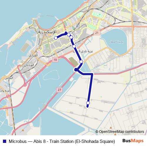 Microbus bus Line Map