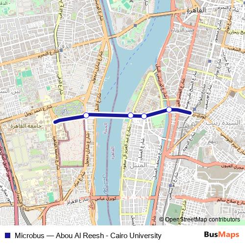 Microbus bus Line Map