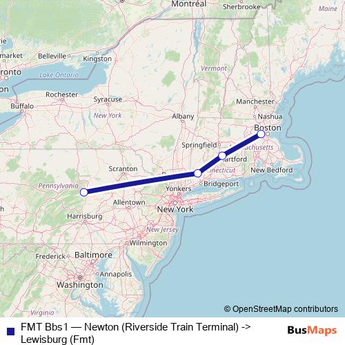 FMT Bbs1 bus Line Map